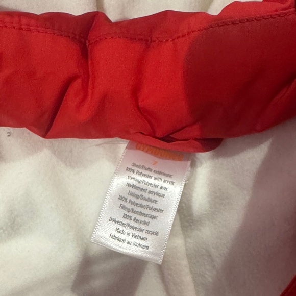 Gymboree Red Puffer Jacket with Ruffles - Picture 4 of 4